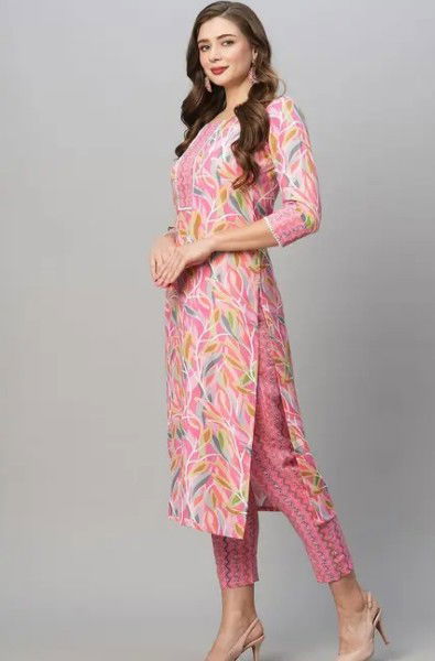 Zyora-wear brand's cotton kurti with pant for women 