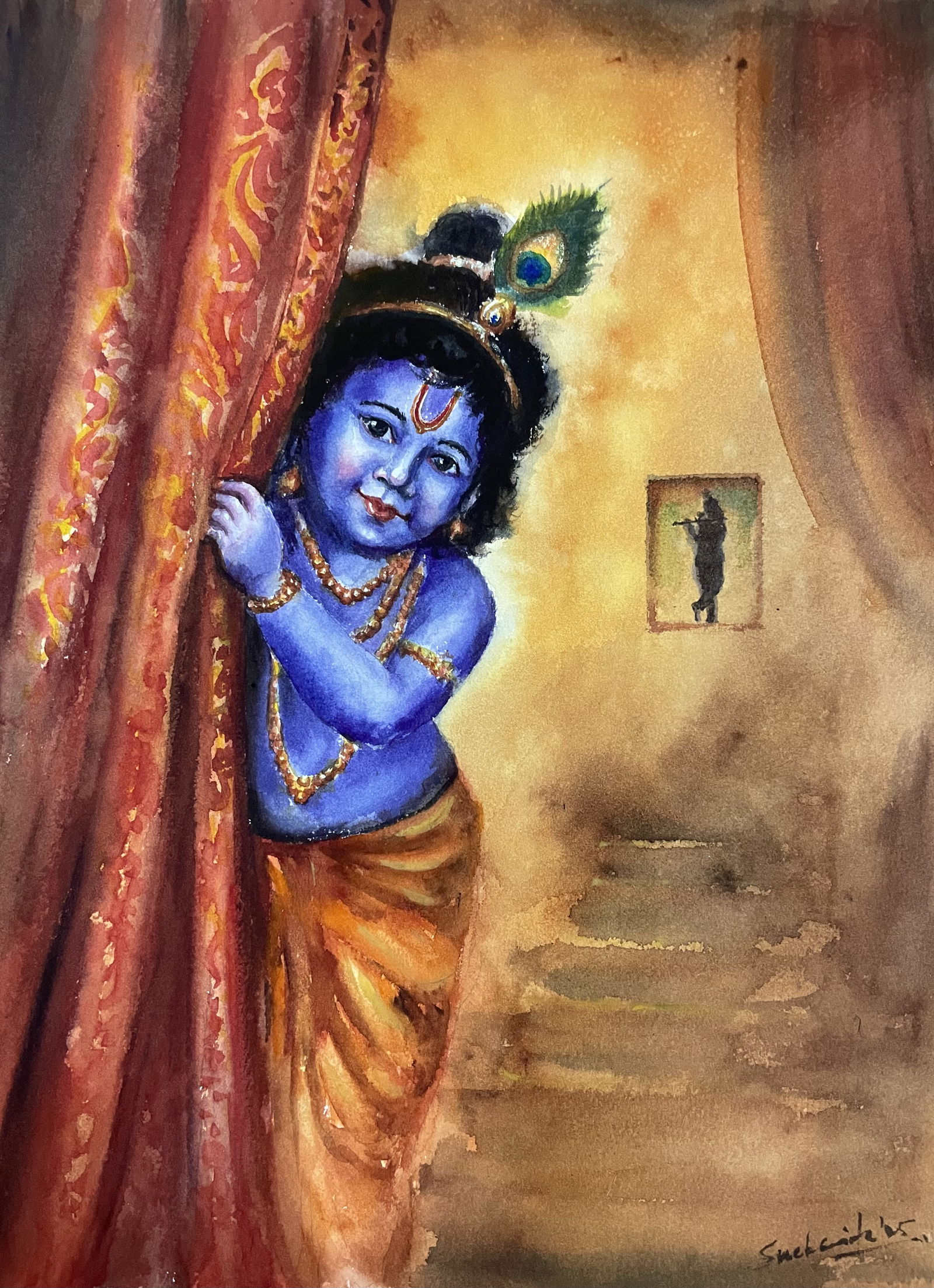 Krishna mischief Image