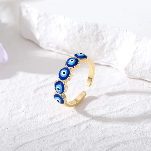Evil Eye protection motif ( Ring) 