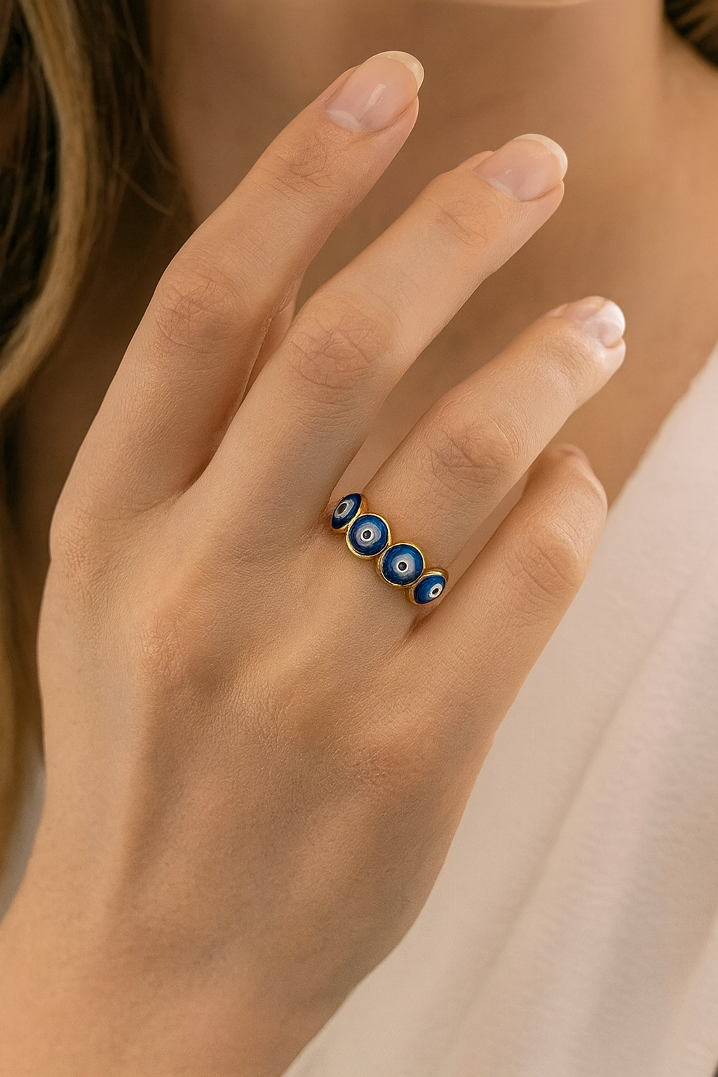 Evil Eye protection motif ( Ring)  Image