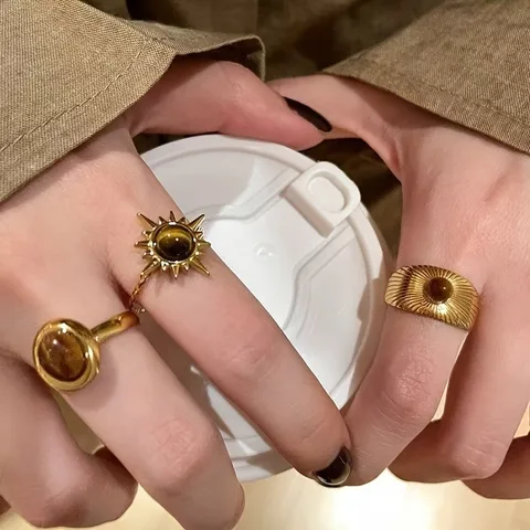 Tiger eye Ring 