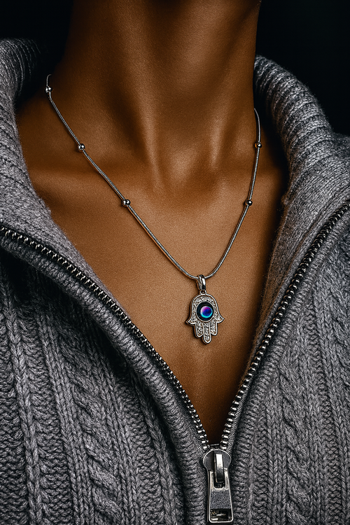 Evil Eye Sign nackles+Earrings  Image