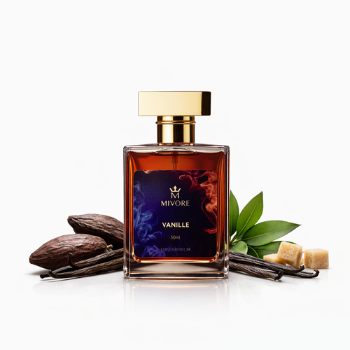 Vanille Eau de Parfum for Women, Long-Lasting Vanilla Fragrance with Cocoa, Patchouli & Musk Notes, 50 ml PRSFG-09 Brand: MIVORE Image