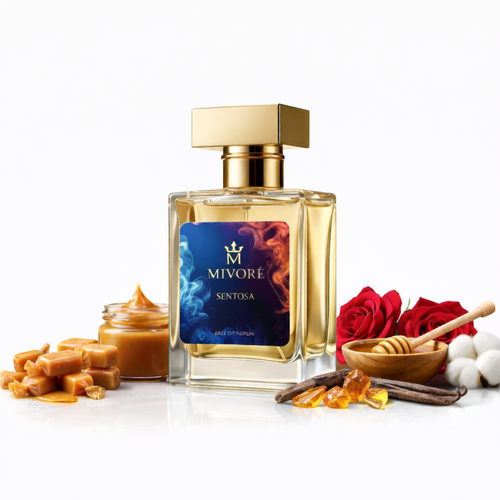 Sentosa Eau de Parfum Unisex, Smooth Tropical Inspired Fragrance with Soft Sweet Notes and Light Woody Depth, Balanced Aroma Suitable for All Settings, 50 ml PRSFG-07 Brand: MIVORE Image