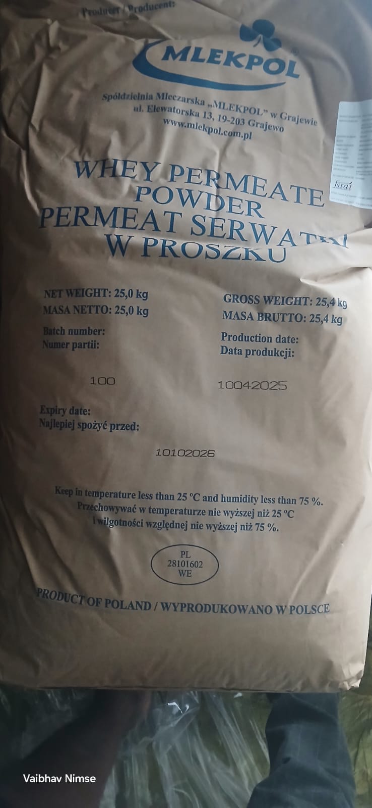 WHEY PERMEATE POWDER