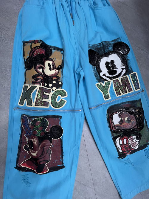Cartoon Pop Street-Style Joggers