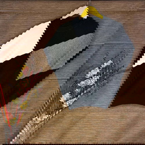 Colorblock Casual Knit Top