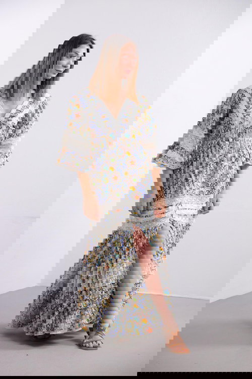 🌼 Floral Boho Maxi Dress for Women