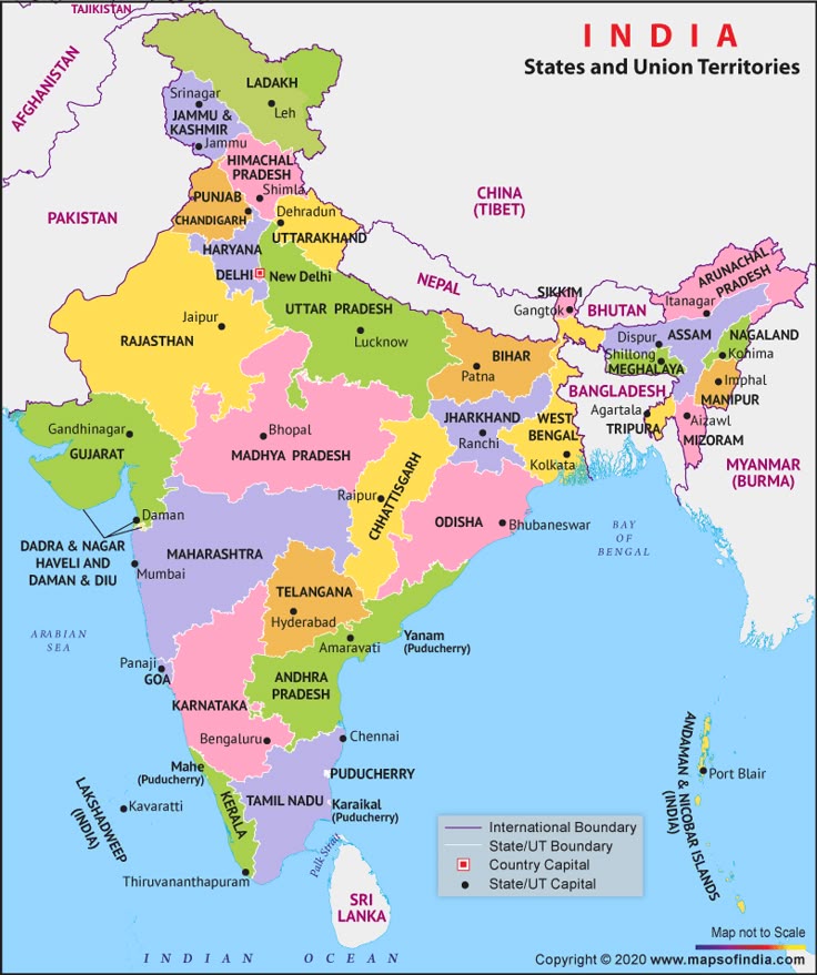 Indian Map Image