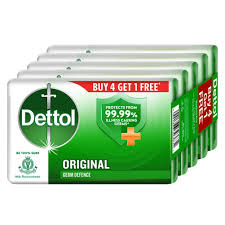 Dettol Oringinal Soap 100g @5 Pcs