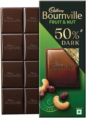 Cadbury Bournbille Dark Fruit & Nut Chocolate Image