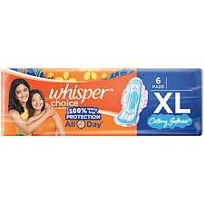 Whisper Choice Xl 6 Pads Image