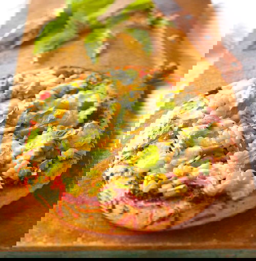 Sweet Corn Pizza  Image