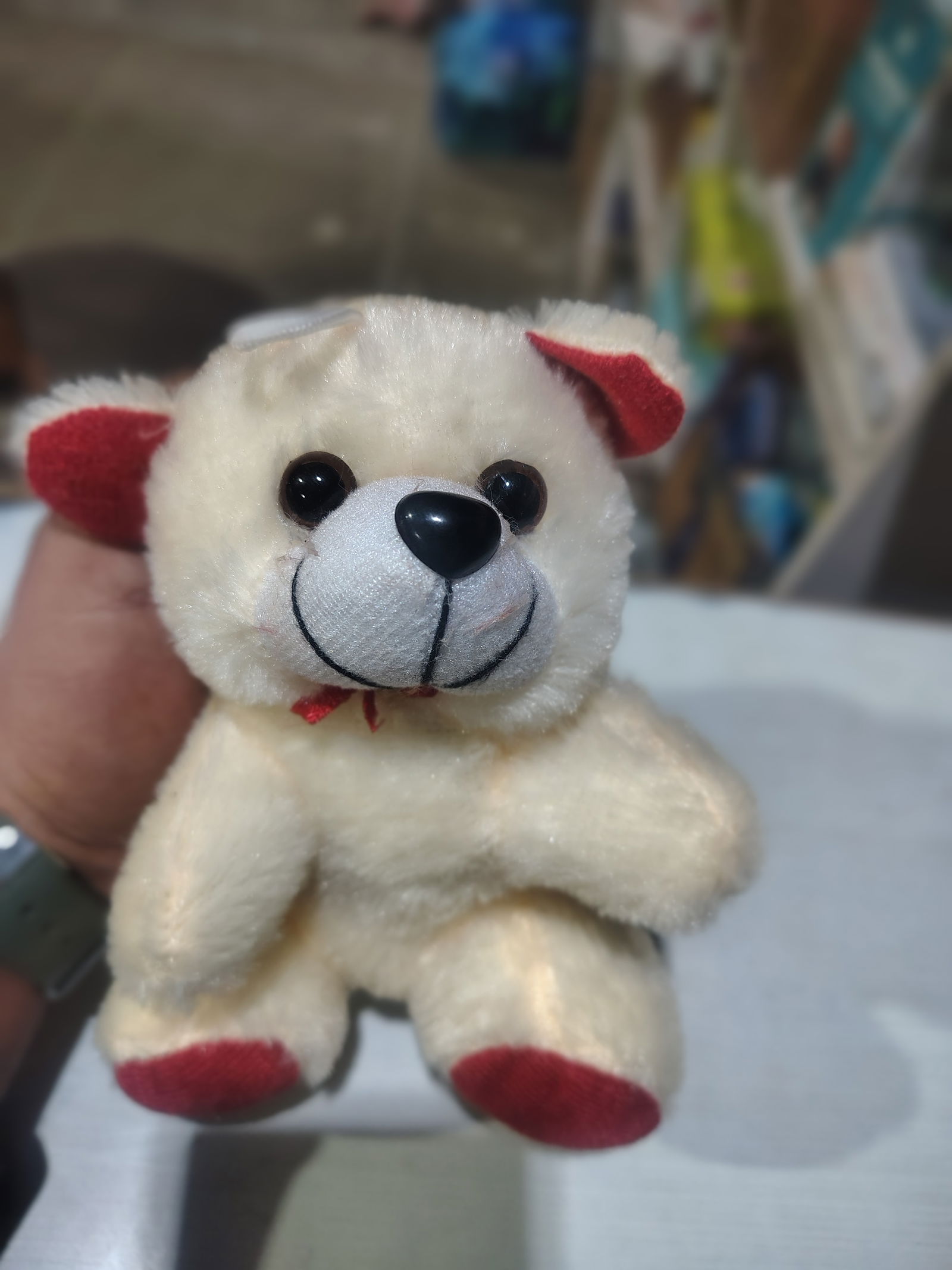 Small cream fur baby teddy 🧸