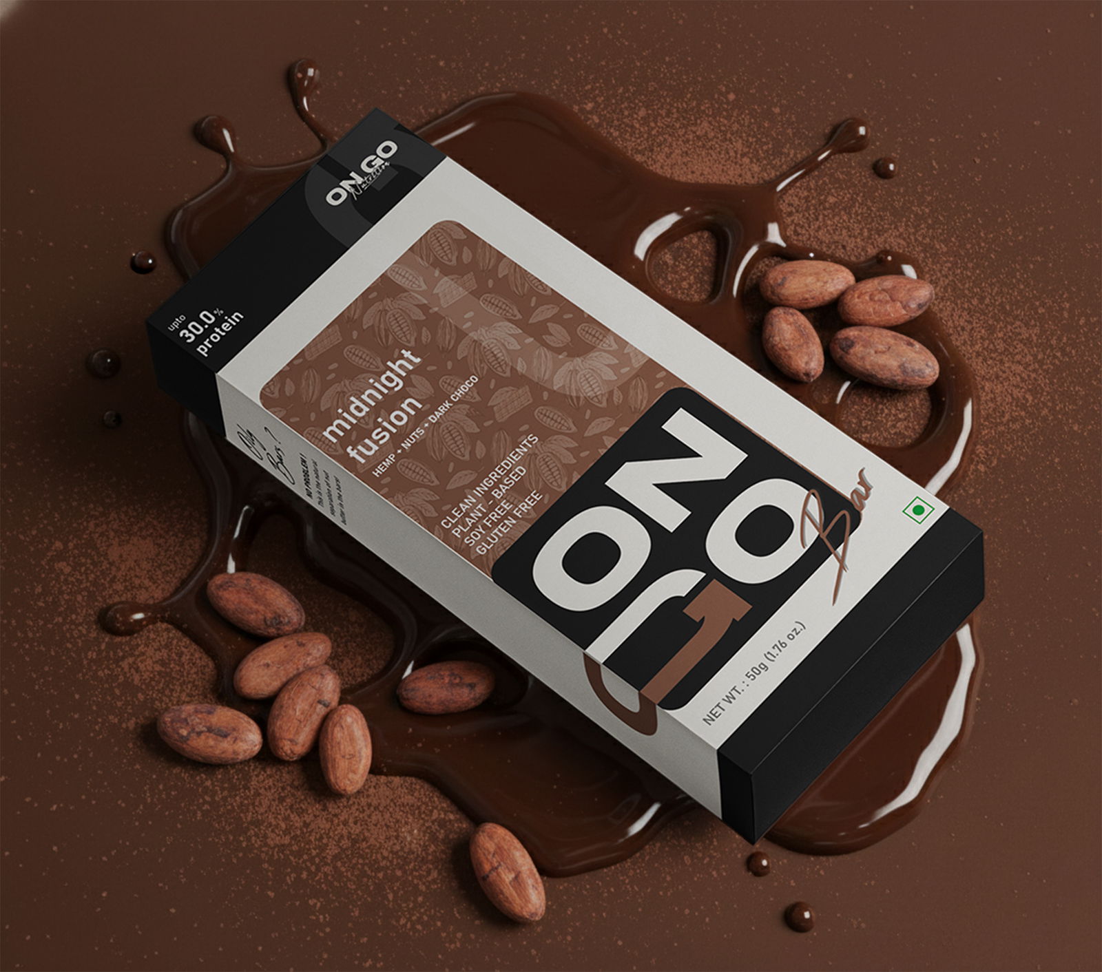 High Protein Nutrition bar - Midnight Fusion Image