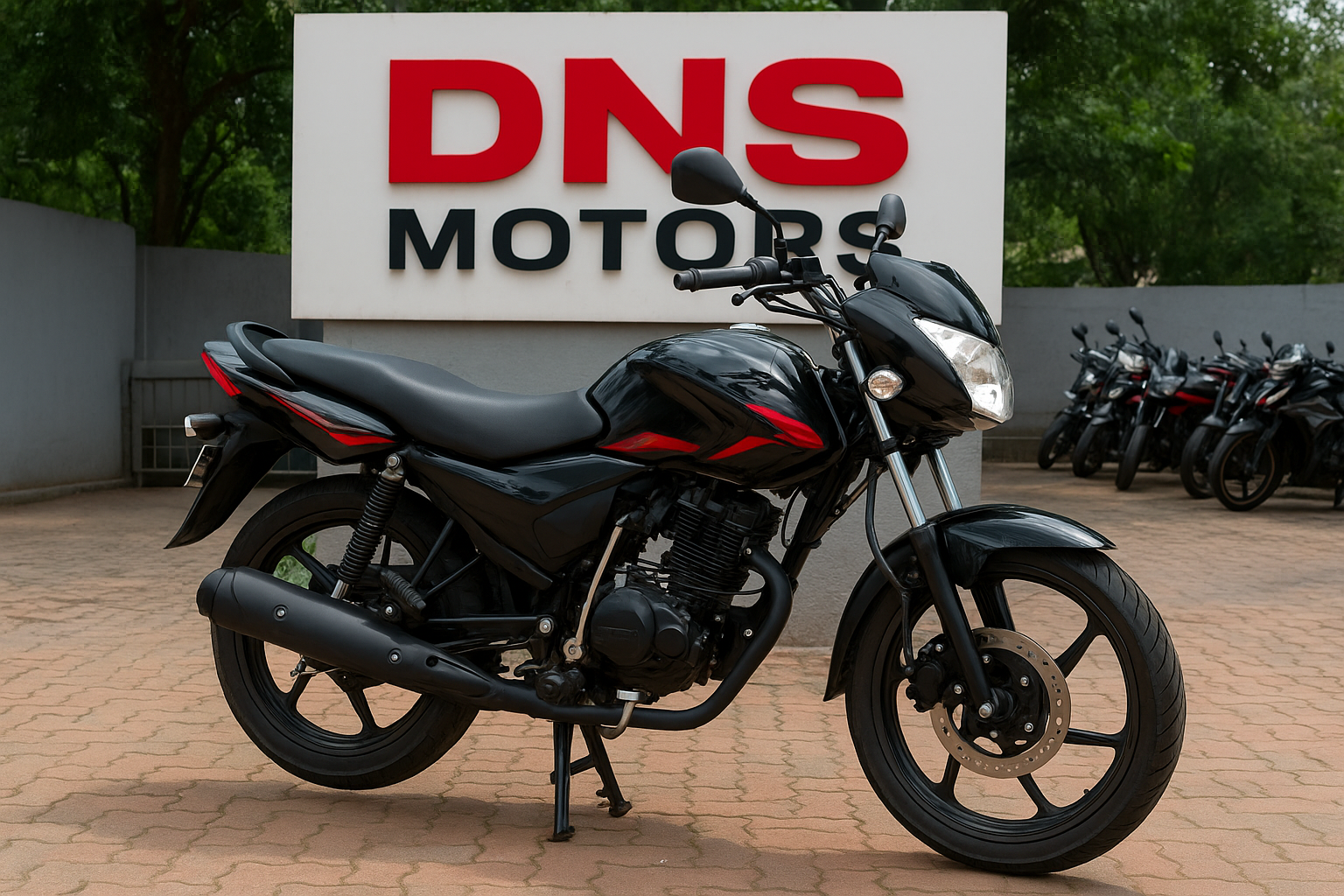 DNS Motors inspected used bike ready for sale.
