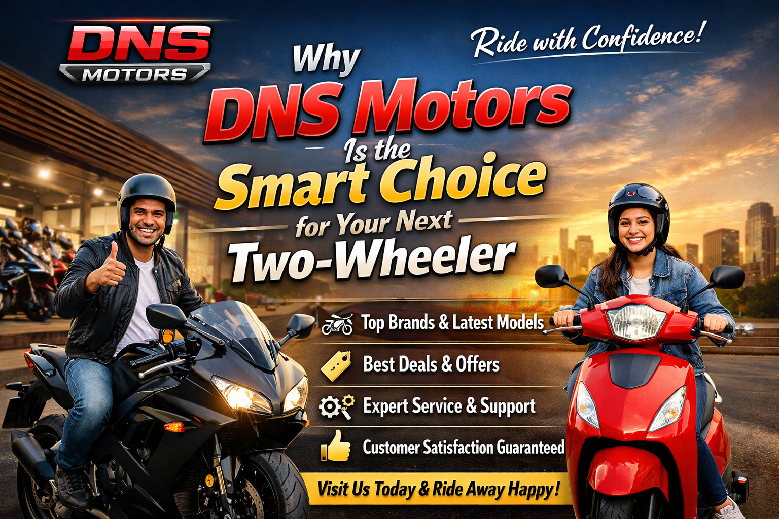 Why DNS Motors Is the Smart Choice for Your Next Two‑Wheeler