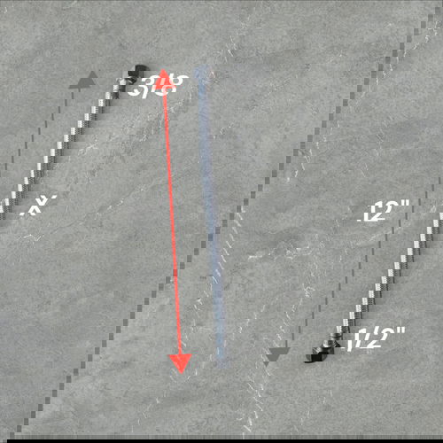 Dikshaware SS-304 Grade, Replacement 12-INCH Connection Pipe 1/2 X 3/8 for Hindware Concealed Cistern New model 1-Piece Set, Grey  Image