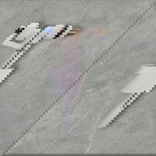 Dikshaware JaquarType Siamp 3/8 Inlet Valve / 3 Soot Inlet Flush Tank Lever 