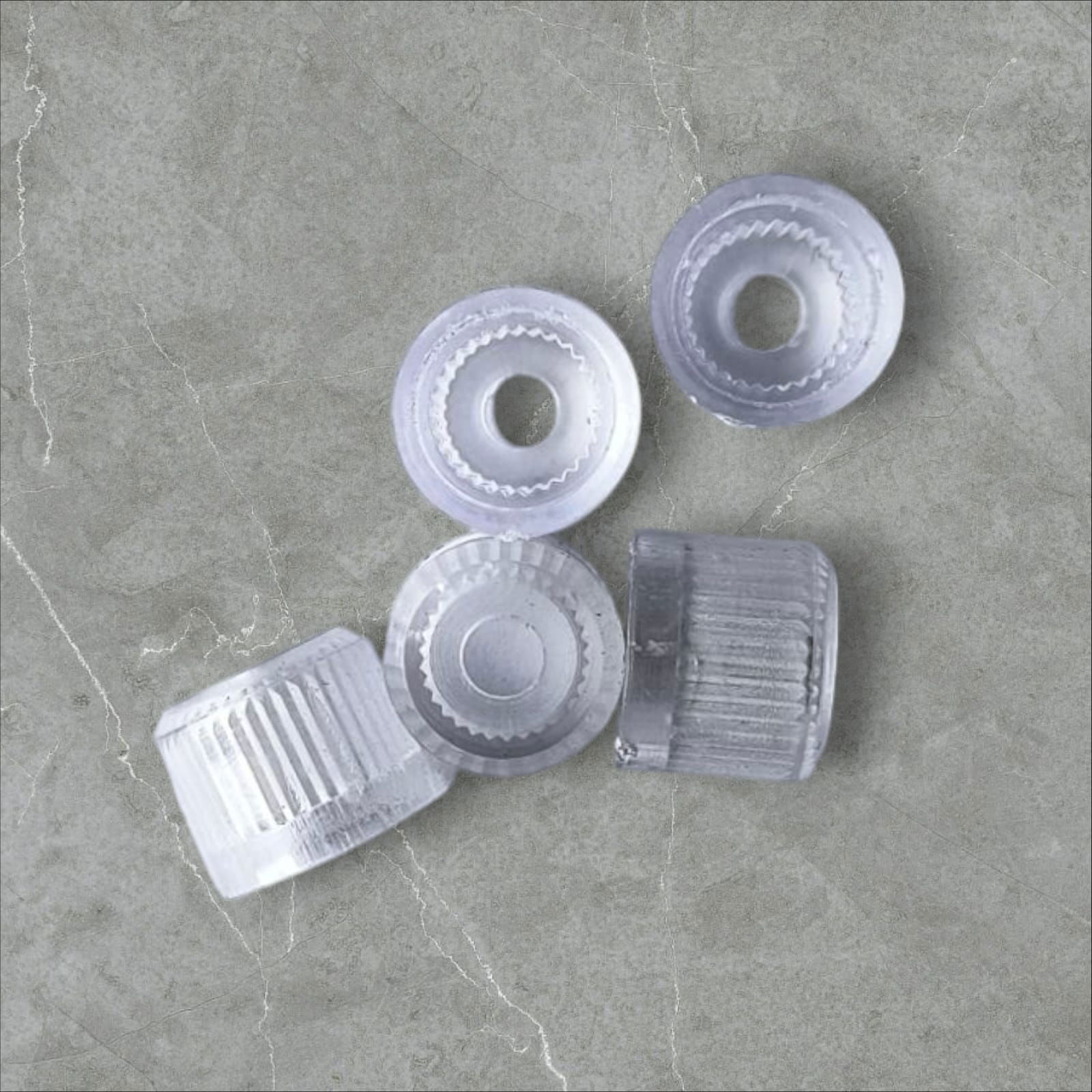 Dikshaware Plastic 05 Pcs JaquarType Spindle Brushed Handle Bush/JaquarType Spindle Tap Adapter Image