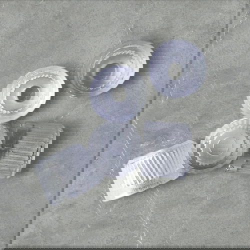 Dikshaware Plastic 05 Pcs JaquarType Spindle Brushed Handle Bush/JaquarType Spindle Tap Adapter Image