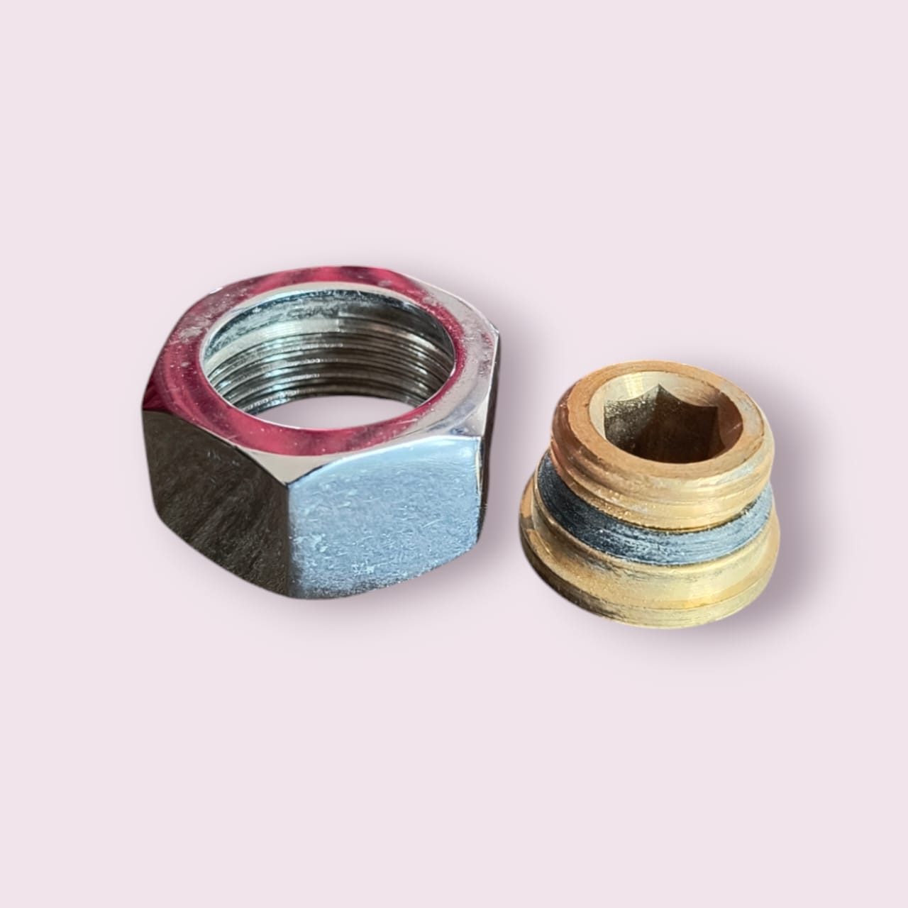 Dikshaware Wall Mixer Leg Nut With Seat Nut Complete Set 3/4 inch 