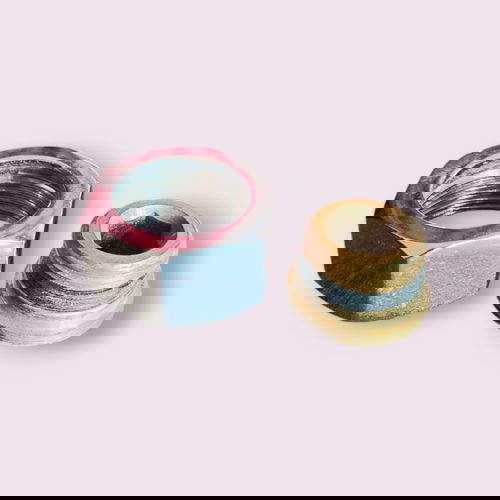 Dikshaware Wall Mixer Leg Nut With Seat Nut Complete Set 3/4 inch 