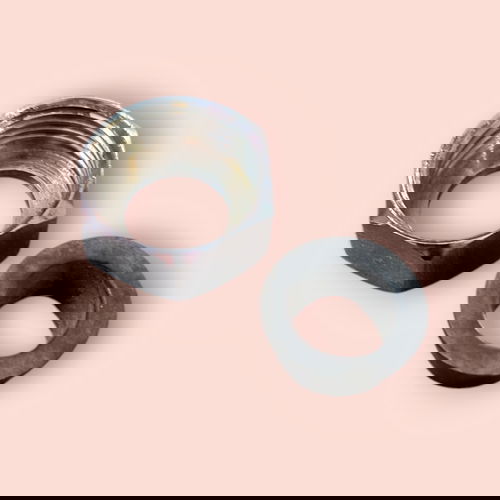 Dikshaware Wall Mixer L Bend Nut With Waser Complete Set 3/4 inch 