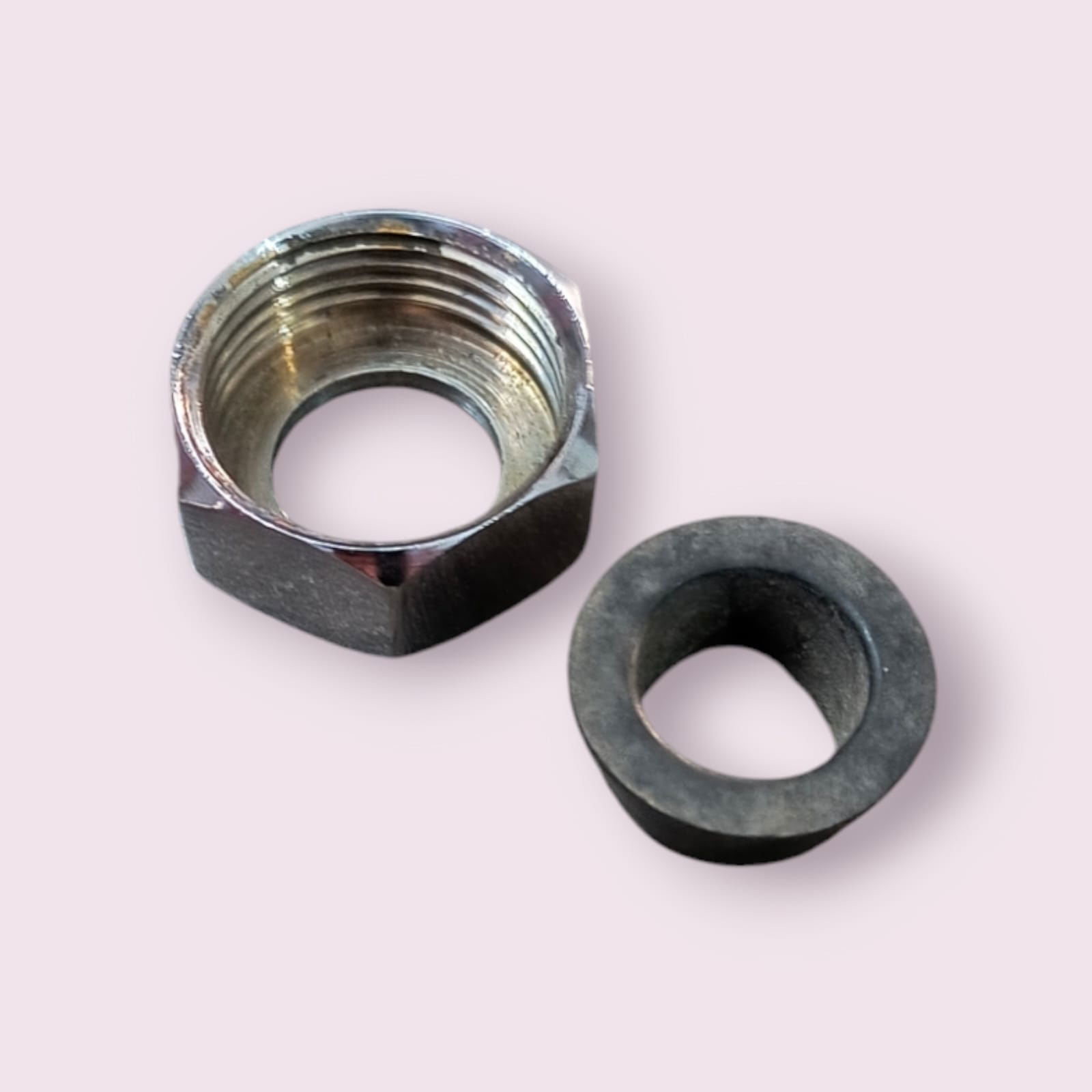 Dikshaware Wall Mixer L Bend Nut With Waser Complete Set 3/4 inch  Image