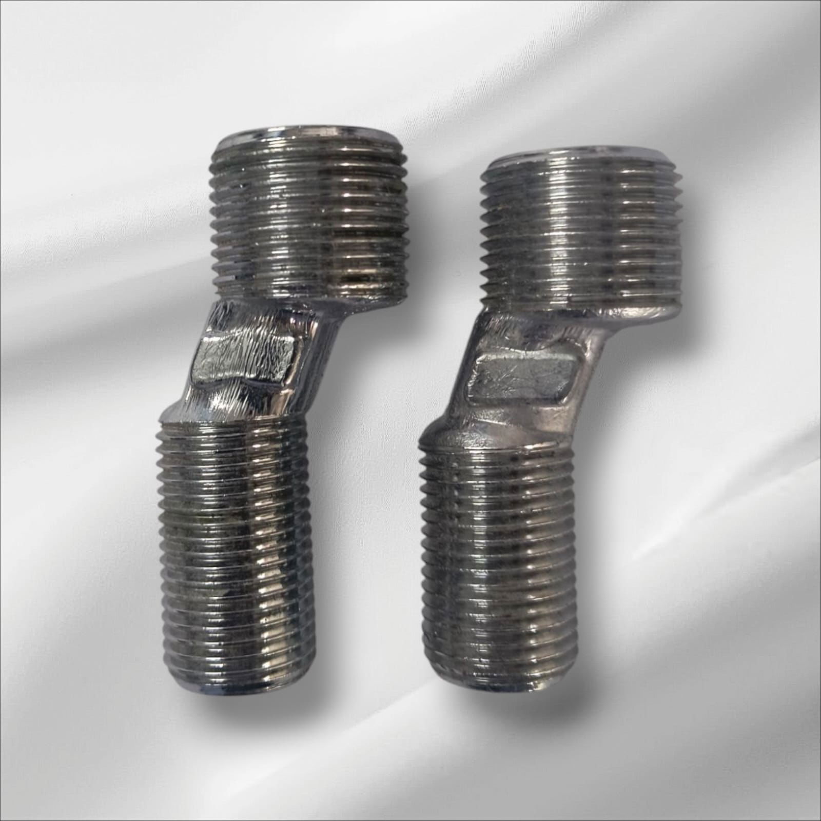 Dikshaware CP Brass Adjustable Wall Mixer Leg for Installation of Bathroom Jaq. Type Wall Mixer taps (1/2