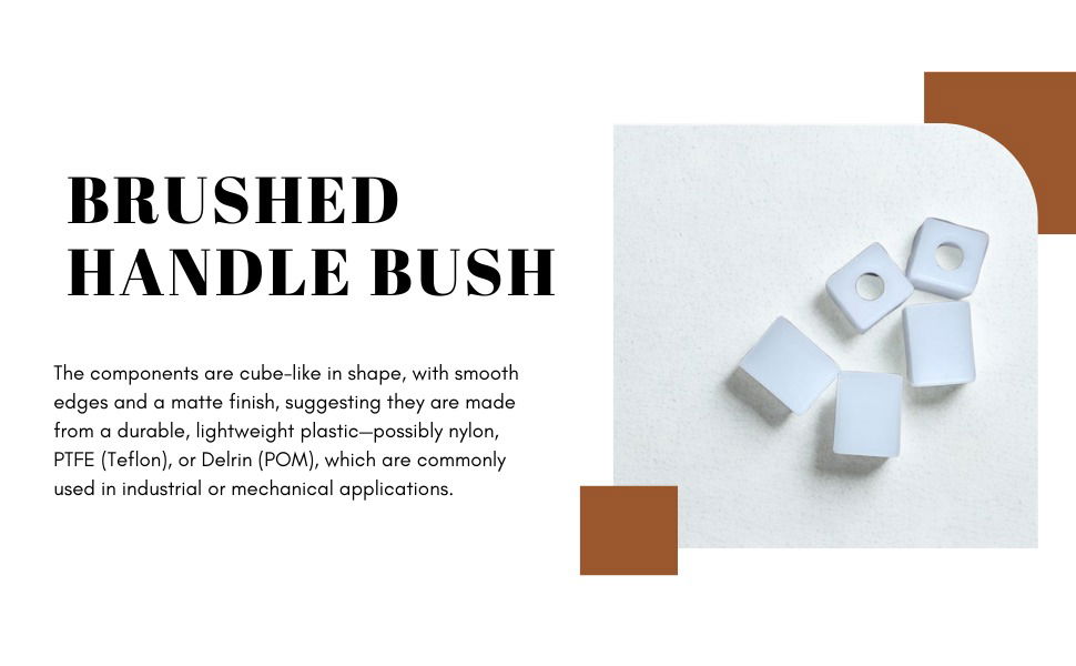 Dikshaware Plastic 05 Pcs Divertor Brushed Handle Bush/Hindware Type Divertor Handle Cap 