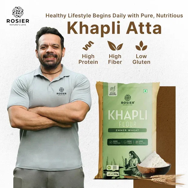 Khapli (Emmer) Wheat Atta (5Kg)