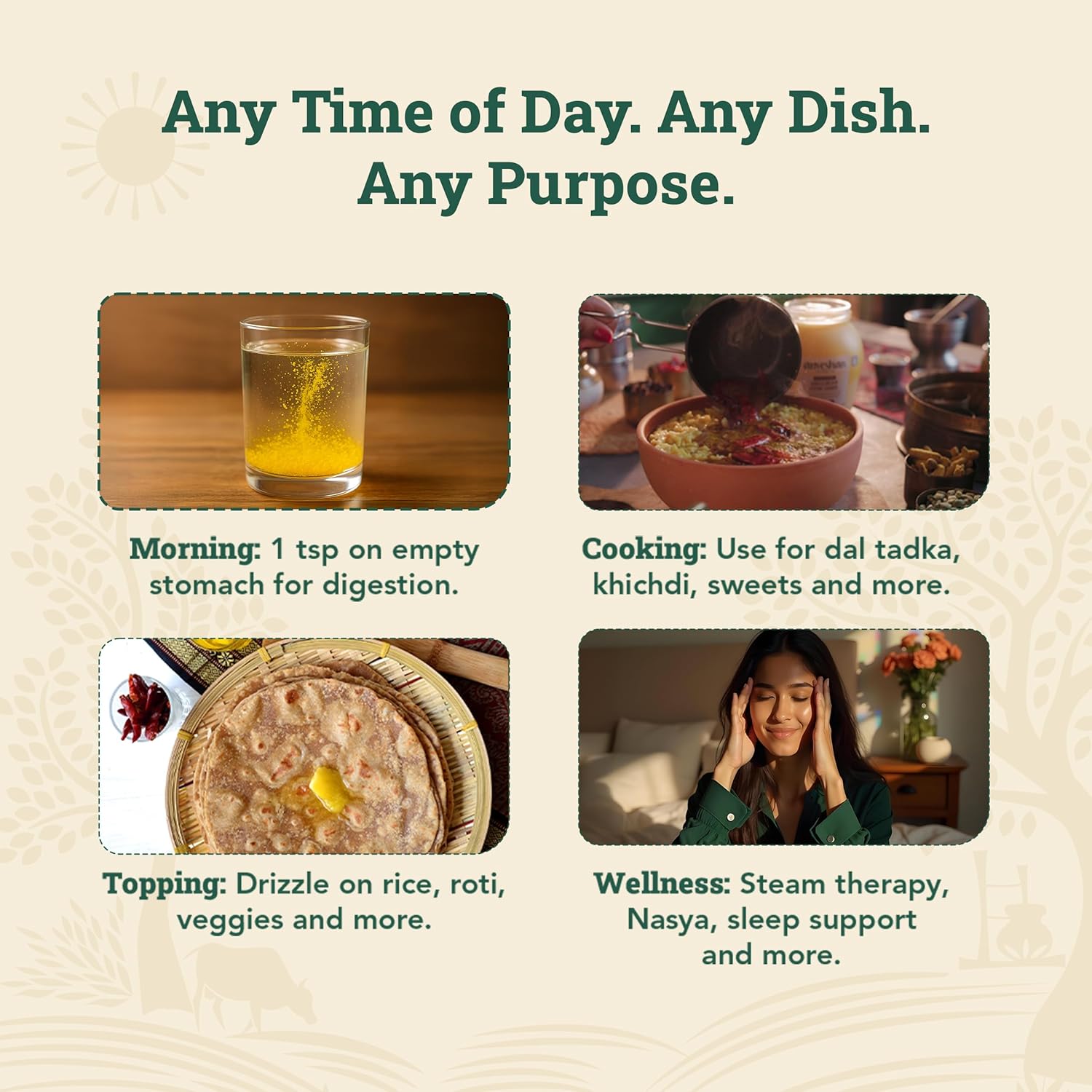 Deshi Cow A2 Ghee - Made From Curd