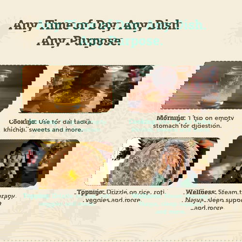 Deshi Cow A2 Ghee - Made From Curd