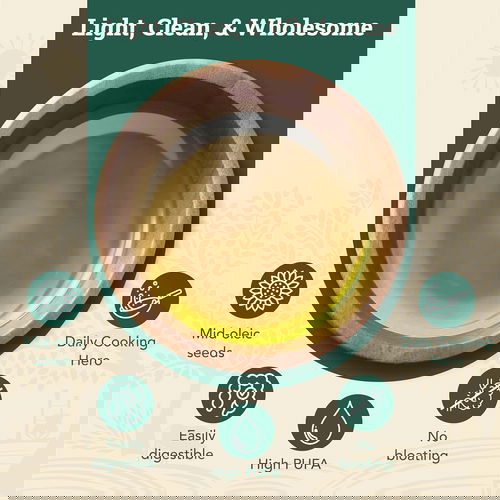 wood pressed yellow Mustard Oil