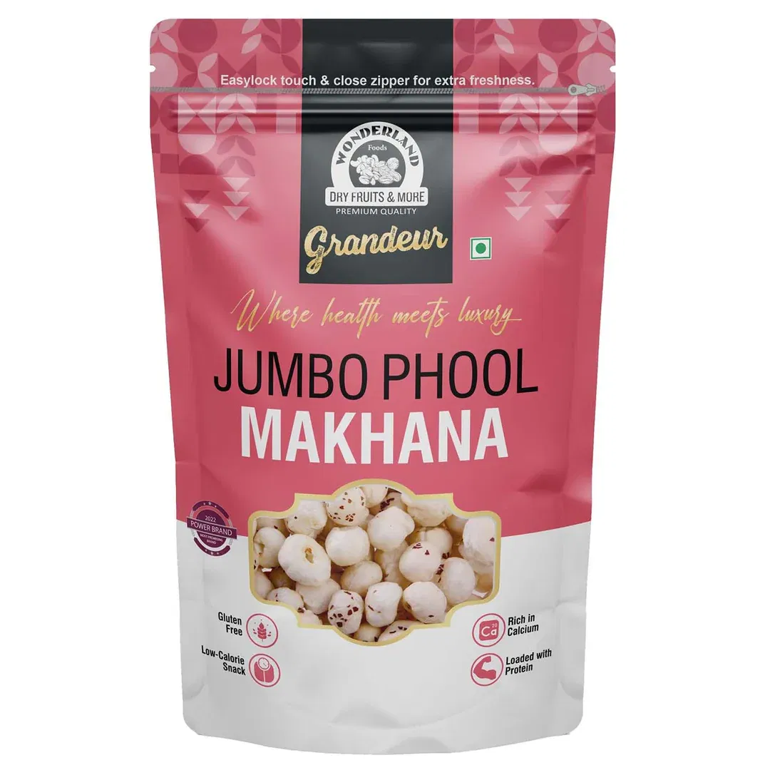 Premium King Size Makhana | Jumbo, Fresh & Crunchy Image
