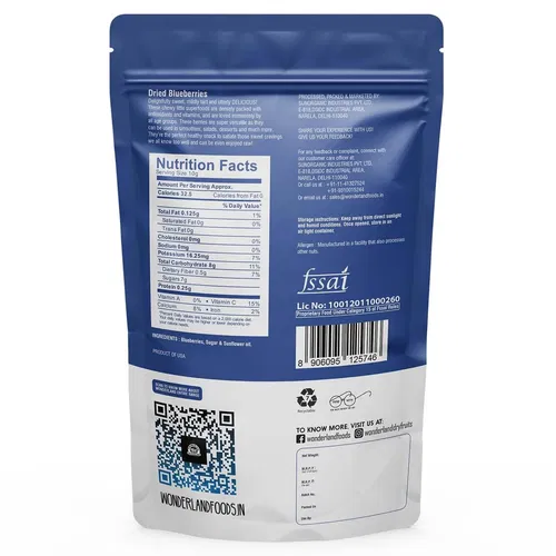 Premium Dried Blueberries | Antioxidant Rich & Fresh