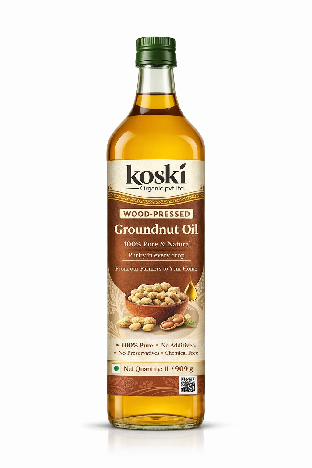 Ground nut wood pressed oil  Image