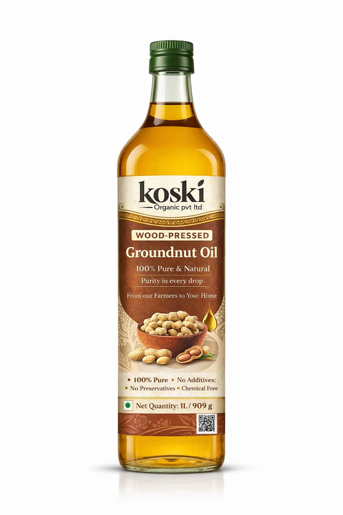 Ground nut wood pressed oil  Image