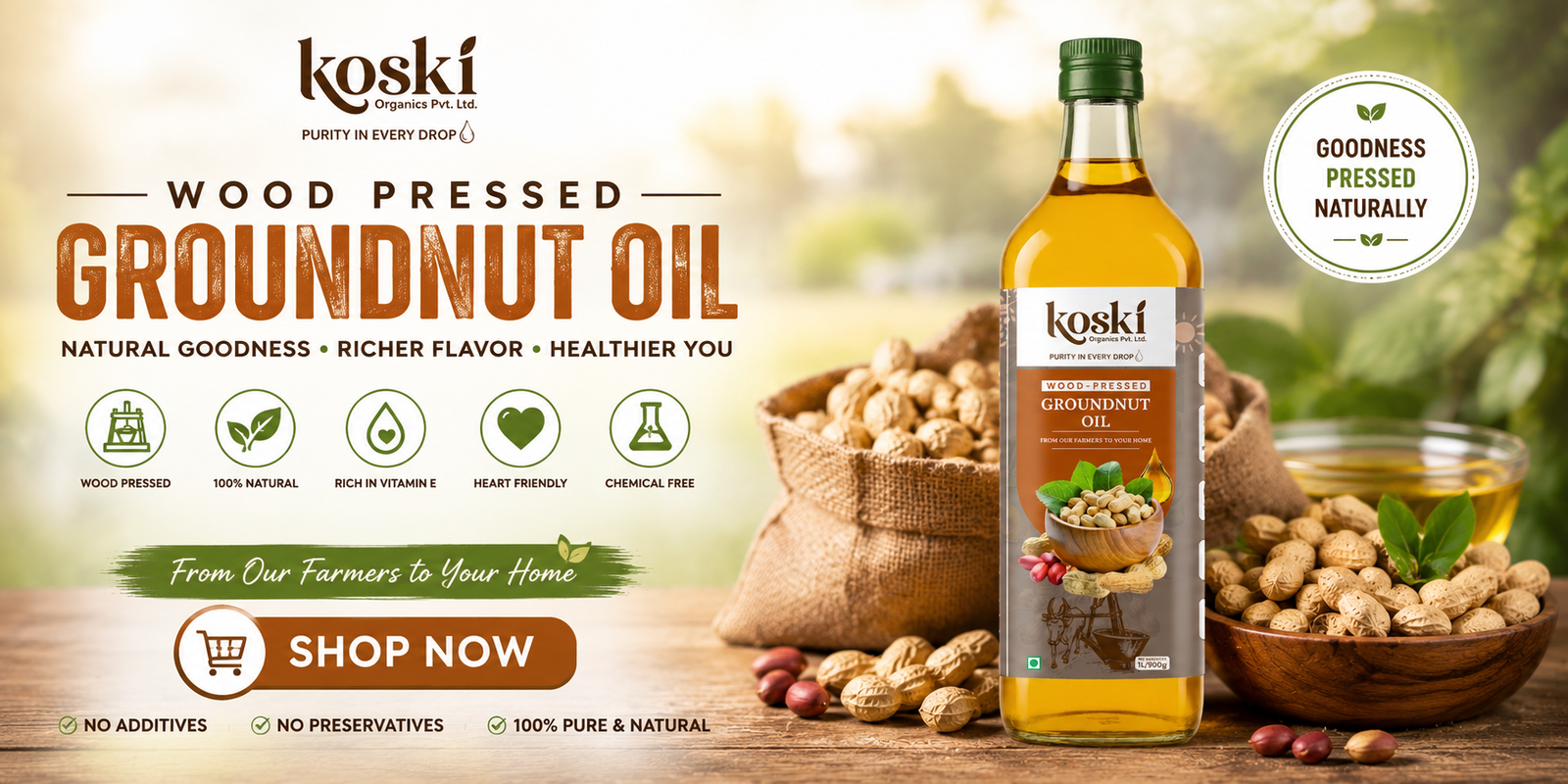 Grount nut wood press oil shop now online