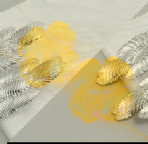  STAINLESS STEEL FLOWER EARRINGS