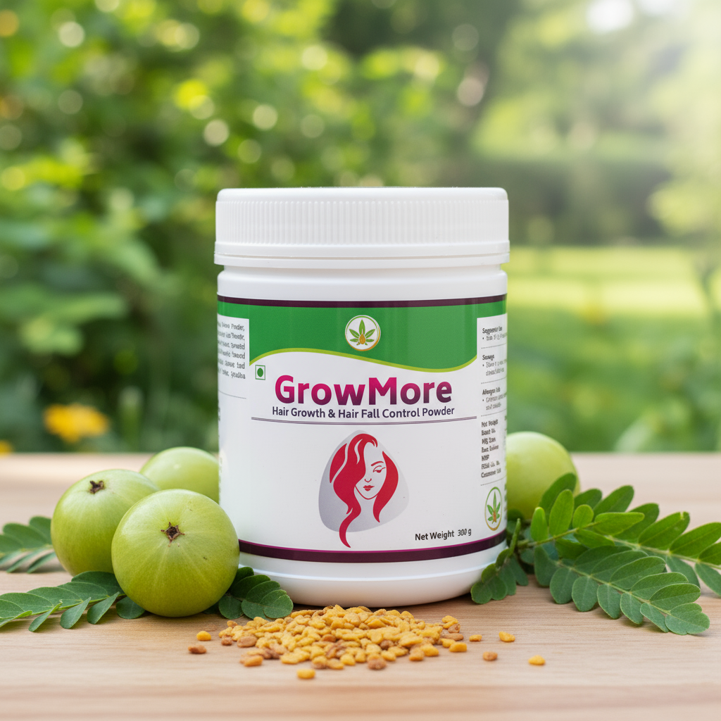 GrowMore (Hair Growth & Hair Fall Control Powder)