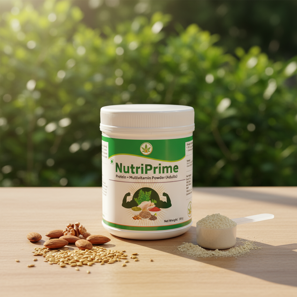 NutriPrime (Protein + Multivitamin Powder for Adults)