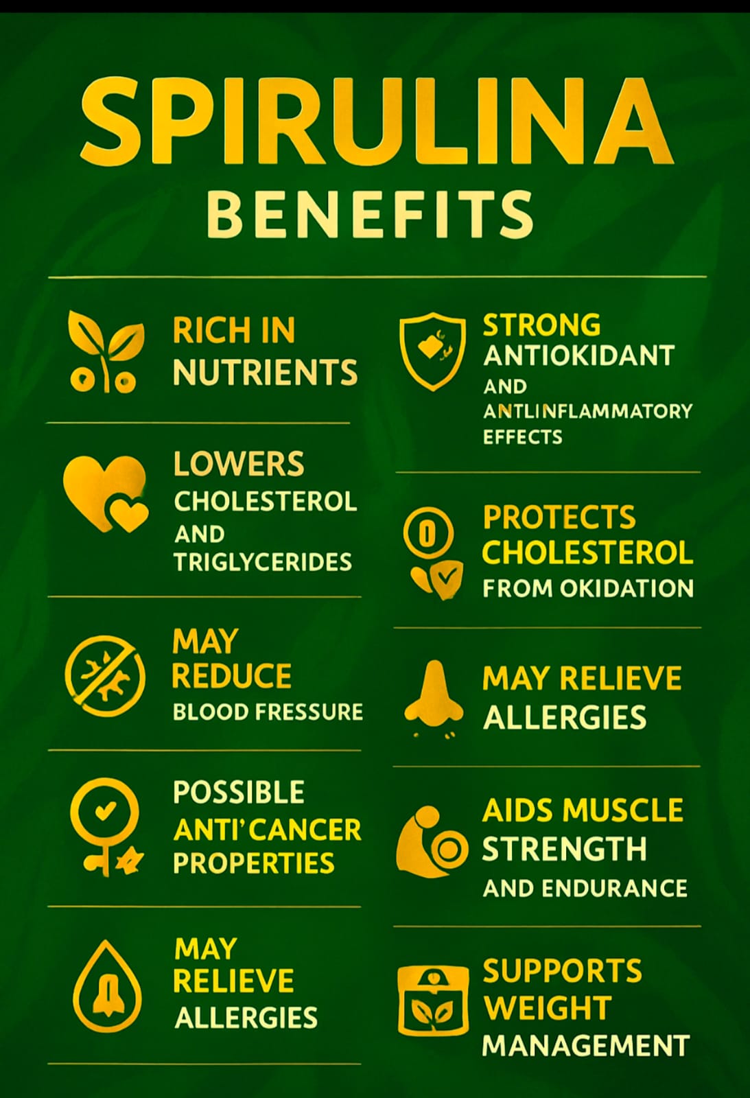 Spirulina herbal tablets Image 