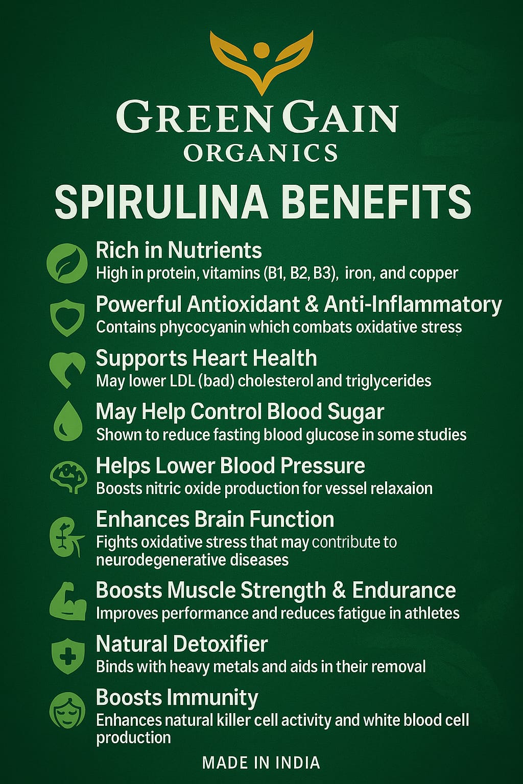 Spirulina herbal tablets Image 