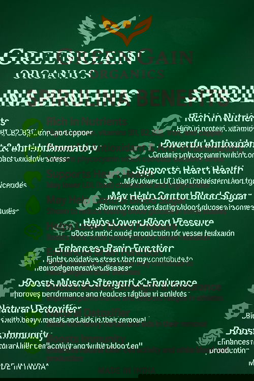 Spirulina herbal tablets