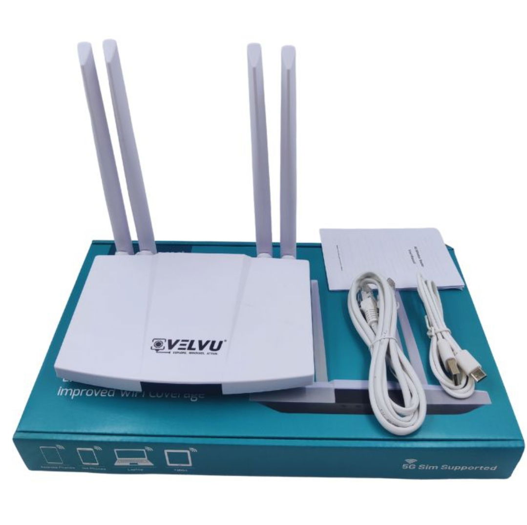 Velvu 5G SIM Support WIFI Router 4 Antenna WRV-700 Image