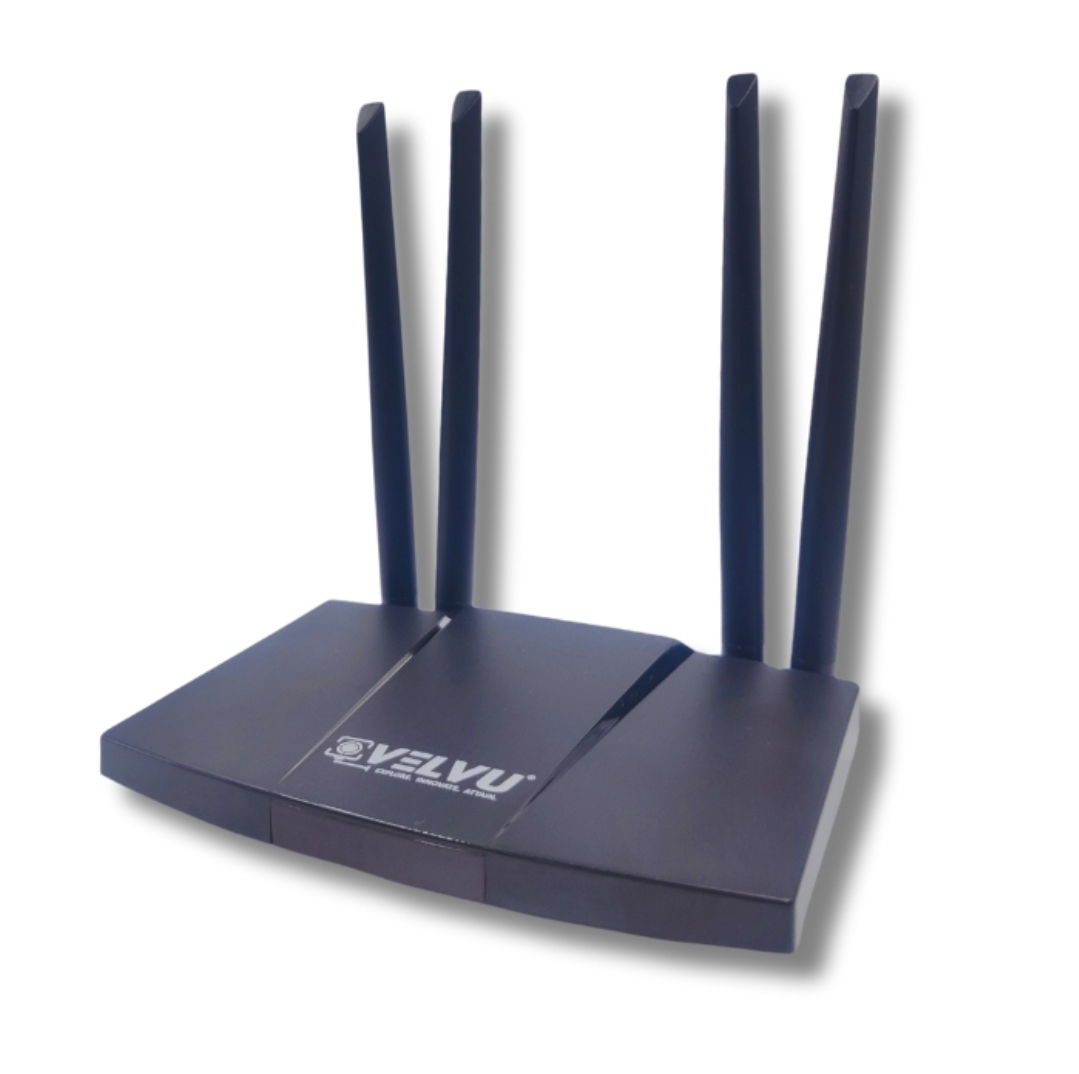 Velvu 5G SIM Support WIFI Router with 2 LAN / Wan Ports and 4 Antennas WRV-800 Image
