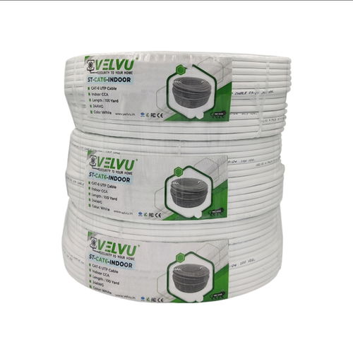 Velvu Indoor CAT-6 CCA Cable  ST-CAT6-INDOOR-CCA (Length: 100 yd) Image