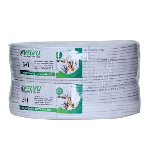 Velvu 3+1 CCTV Cable   ST-CC-ECO-90Y (Length: 90yd) Image